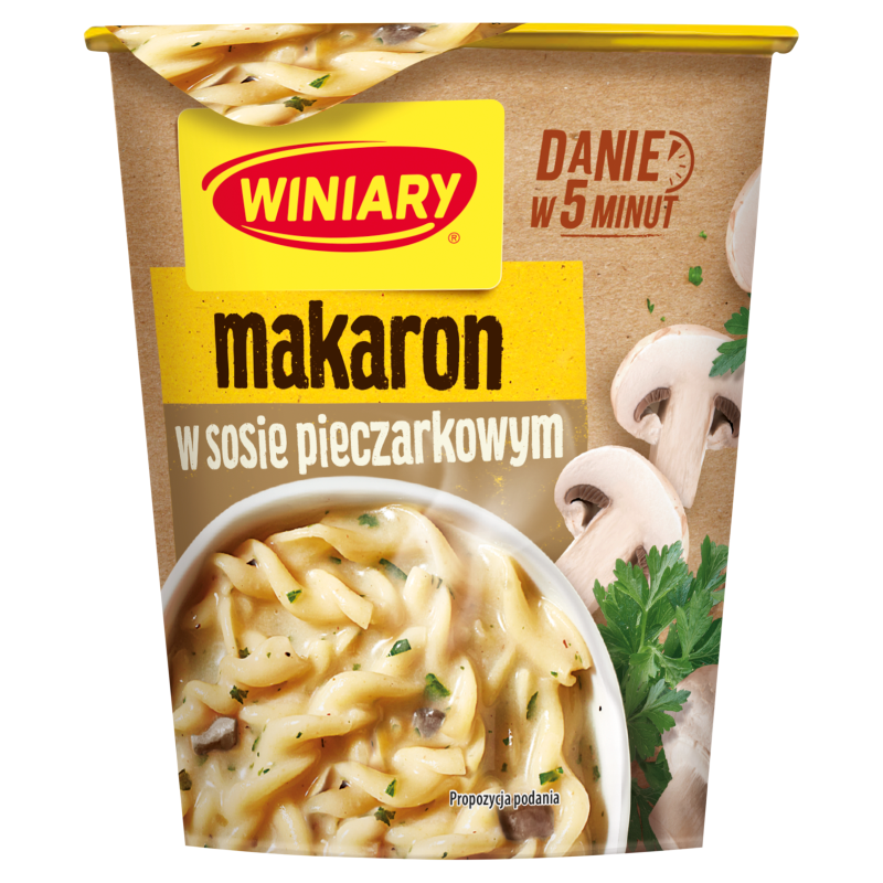 WINIARY Makaron w sosie pieczarkowym frisco.pl