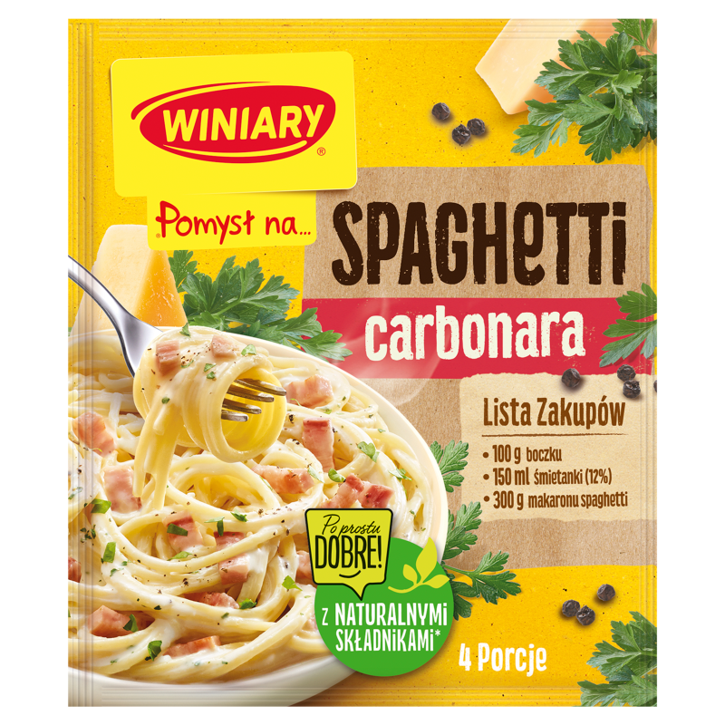 WINIARY Pomysł na... Spaghetti Carbonara frisco.pl