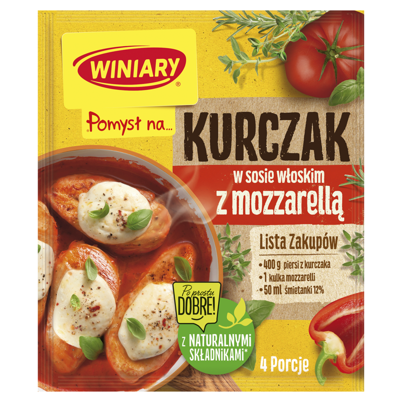 WINIARY Pomysł na... Kurczaka w sosie włoskim z mozzarellą frisco.pl
