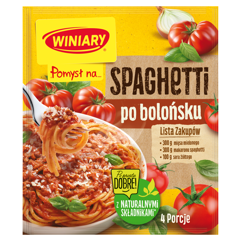 WINIARY Pomysł na... Spaghetti Po Bolońsku frisco.pl