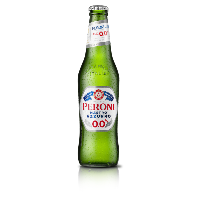 PERONI Nastro Azzurro Piwo bezalkoholowe (butelka bezzwrotna)