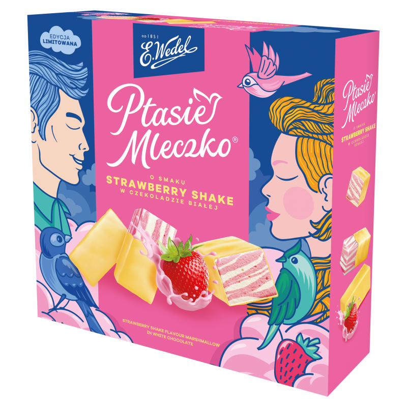 WEDEL Ptasie Mleczko strawberry shake frisco.pl