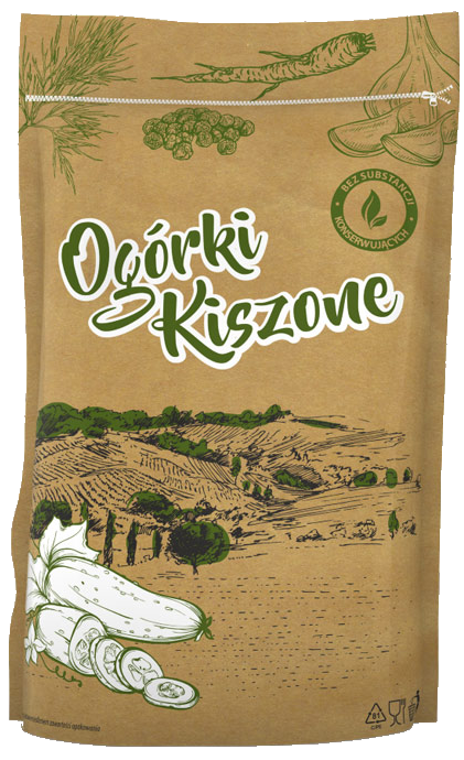 WĄWOŹNY Ogórki kiszone doypack