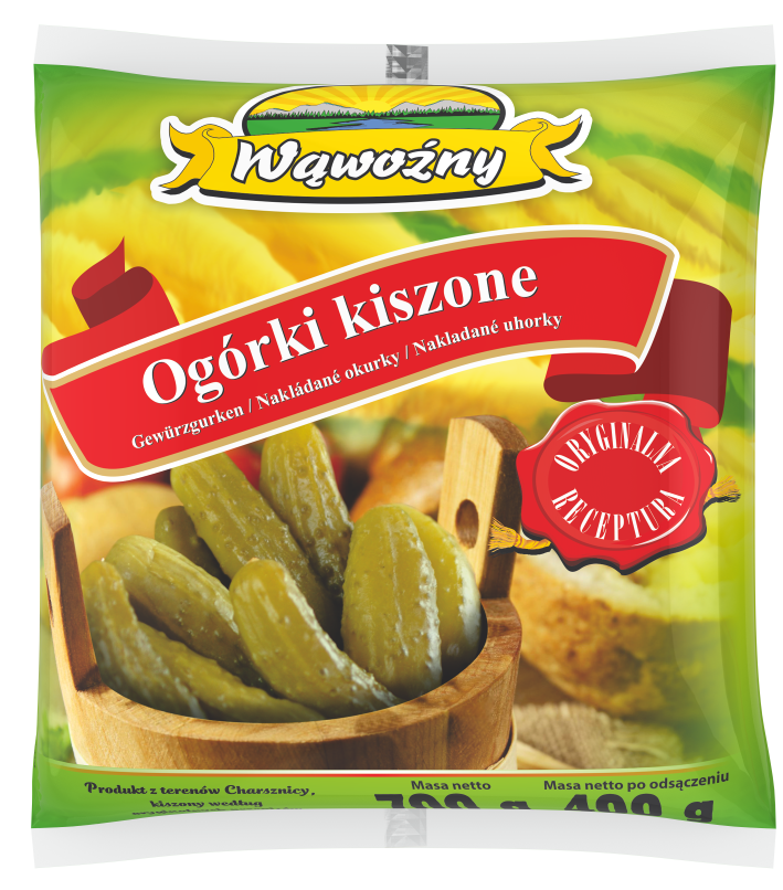 WĄWOŹNY Ogórki kiszone folia