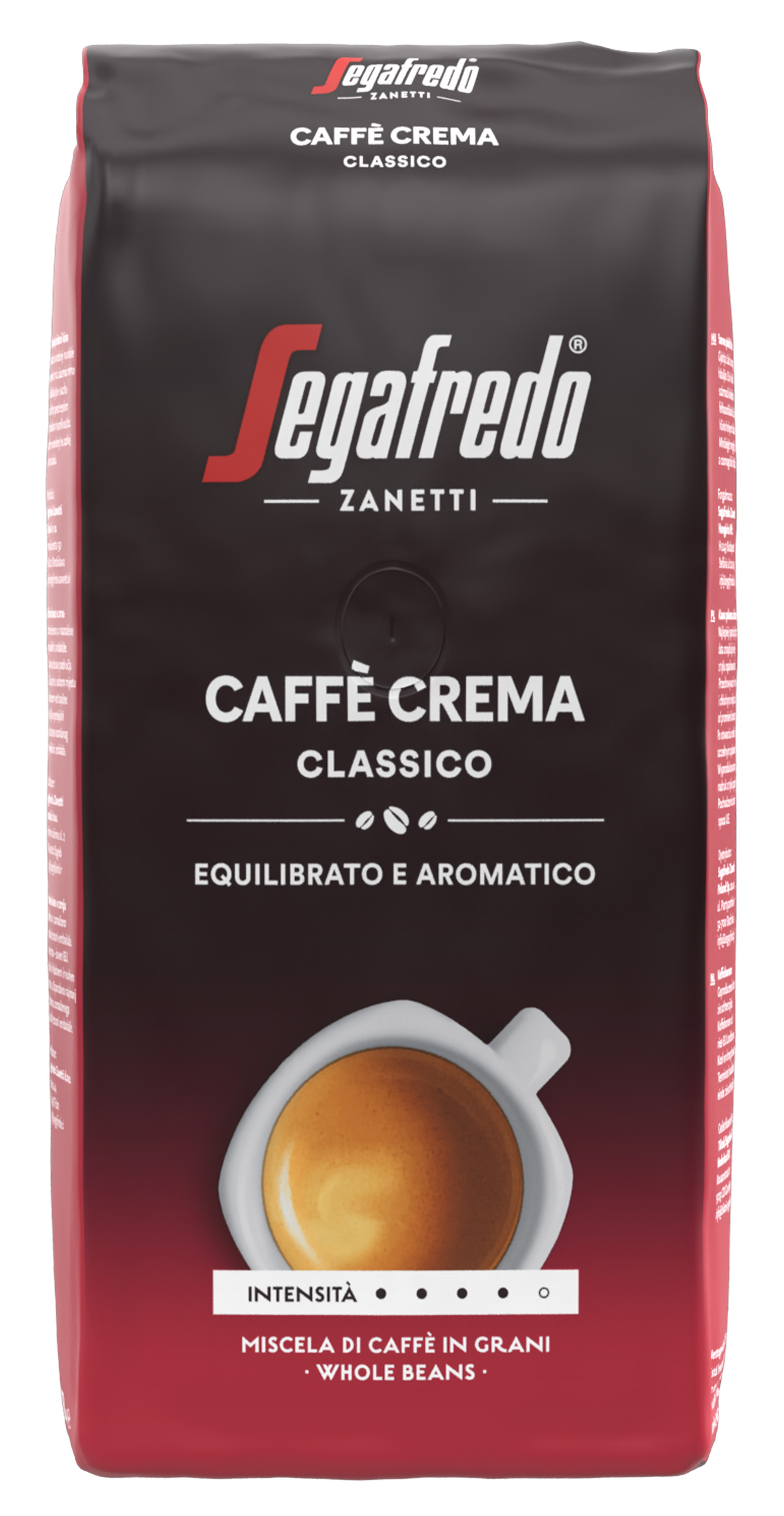 SEGAFREDO ZANETTI Caffe Crema Classico Kawa ziarnista frisco.pl