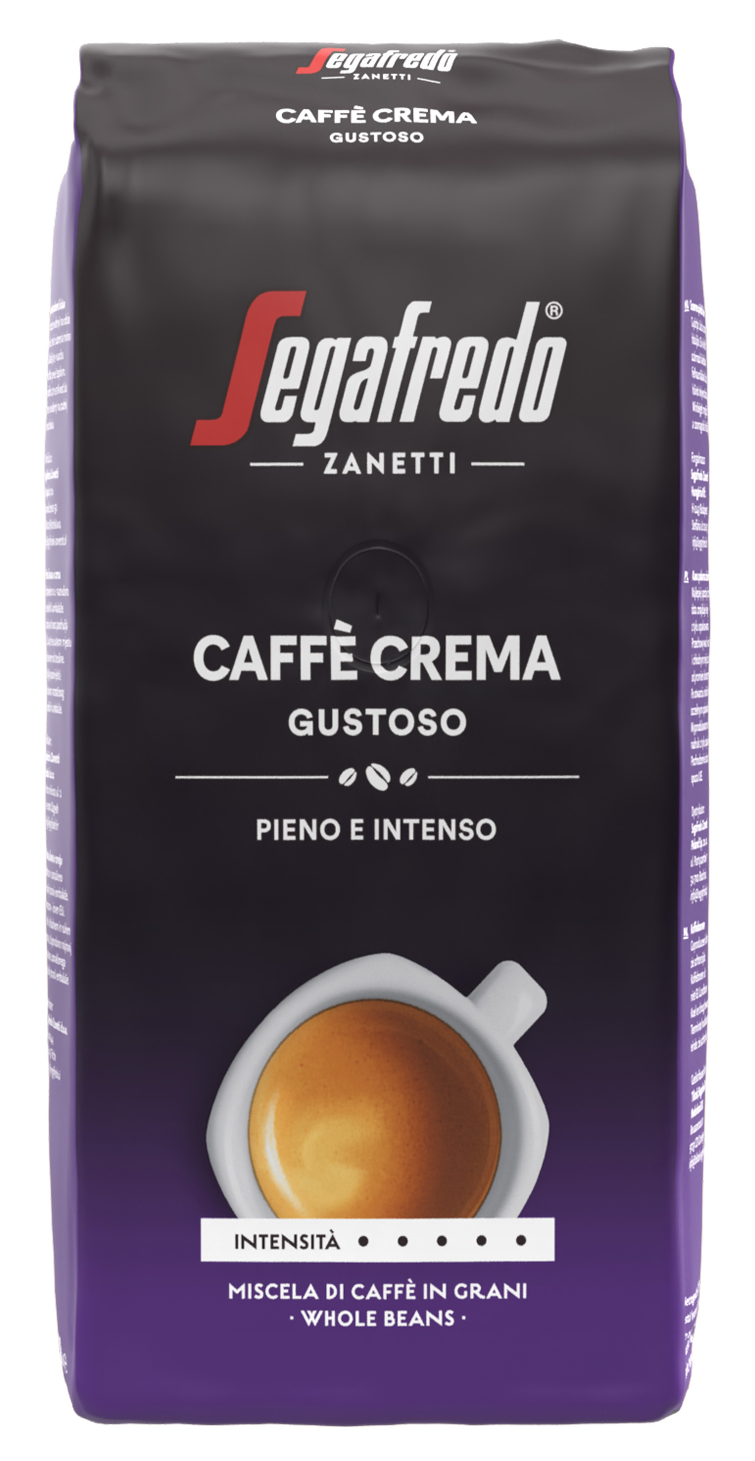 SEGAFREDO ZANETTI Caffe Crema Gustoso Kawa ziarnista frisco.pl