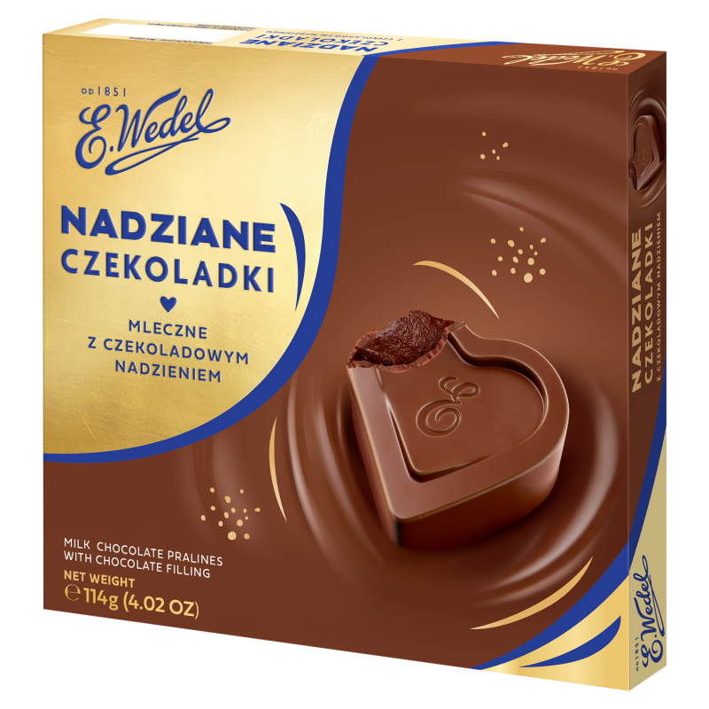 WEDEL Czekoladki mleczne z czekoladowym nadzieniem frisco.pl