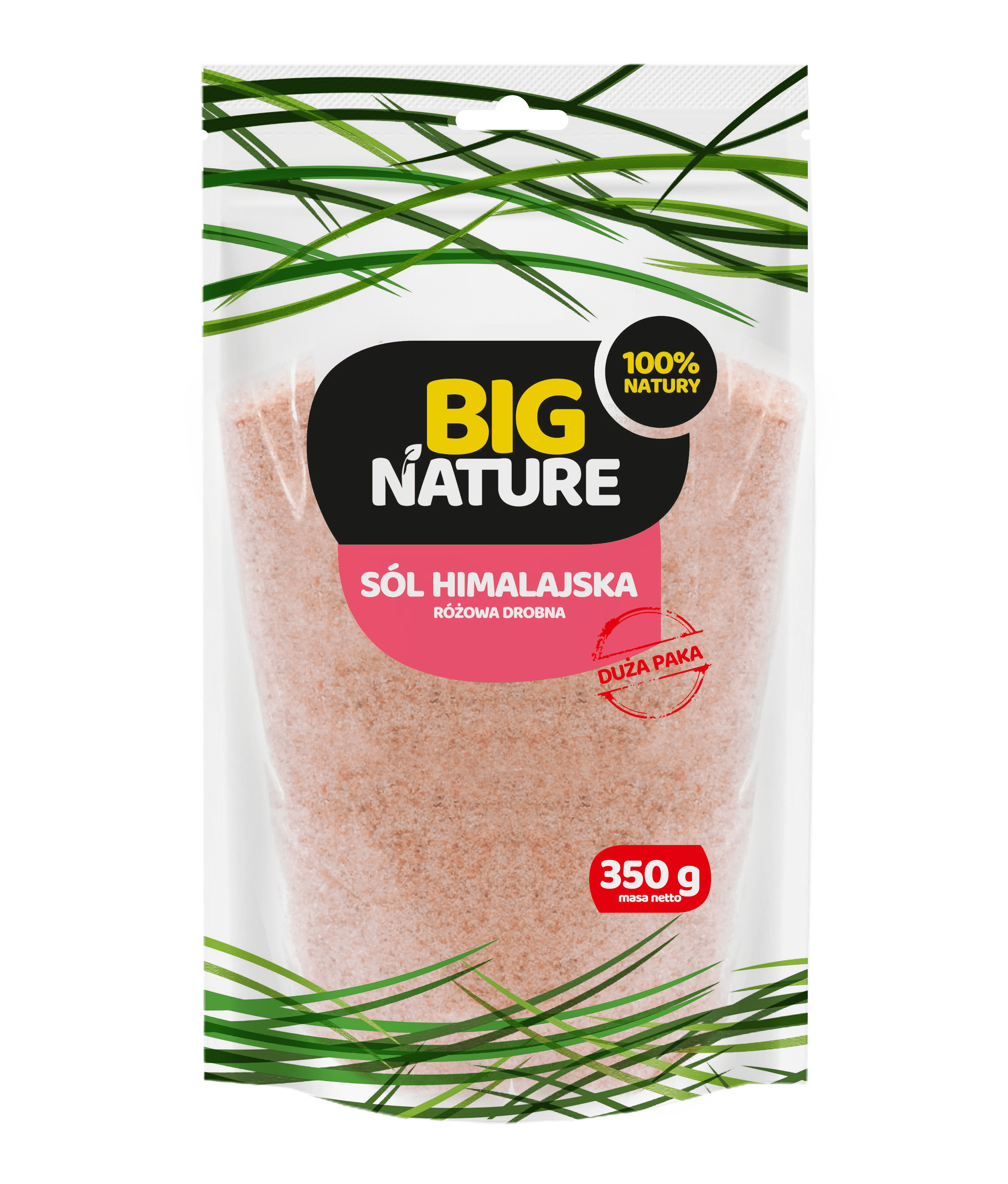 BIG NATURE Sól himalajska różowa drobna