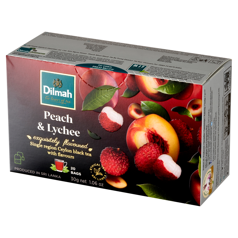 DILMAH Herbata brzoskwiniowa z liczi 20 torebek ex. frisco.pl