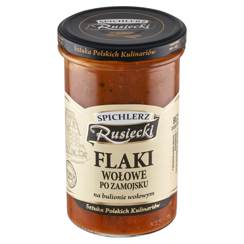 SPICHLERZ RUSIECKI Flaki wołowe po zamojsku na bulionie wołowym