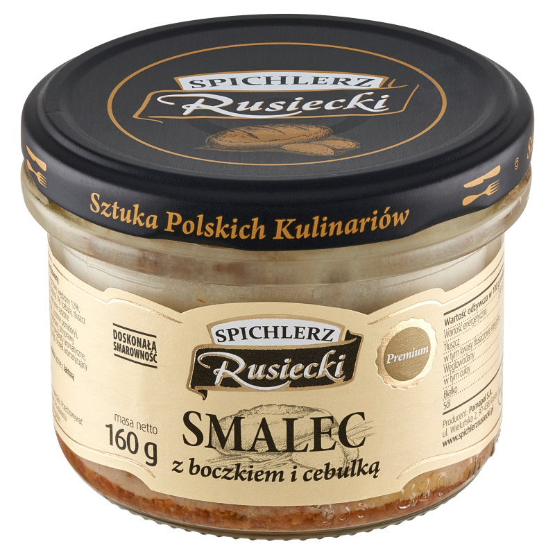 SPICHLERZ RUSIECKI Smalec z boczkiem i cebulką