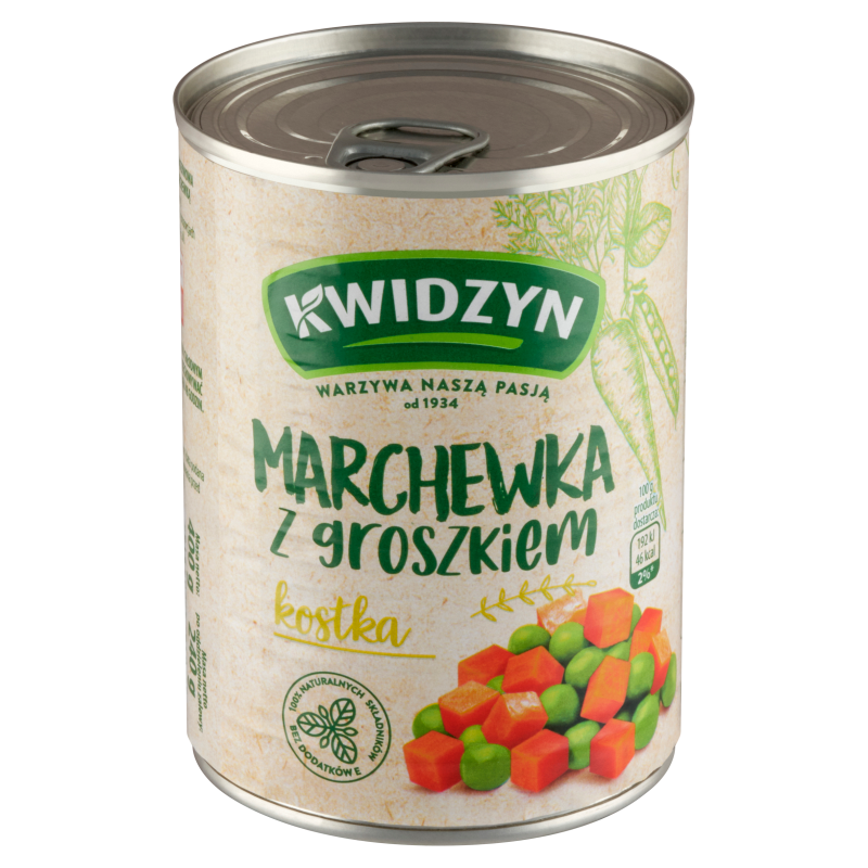 KWIDZYN Marchewka z groszkiem