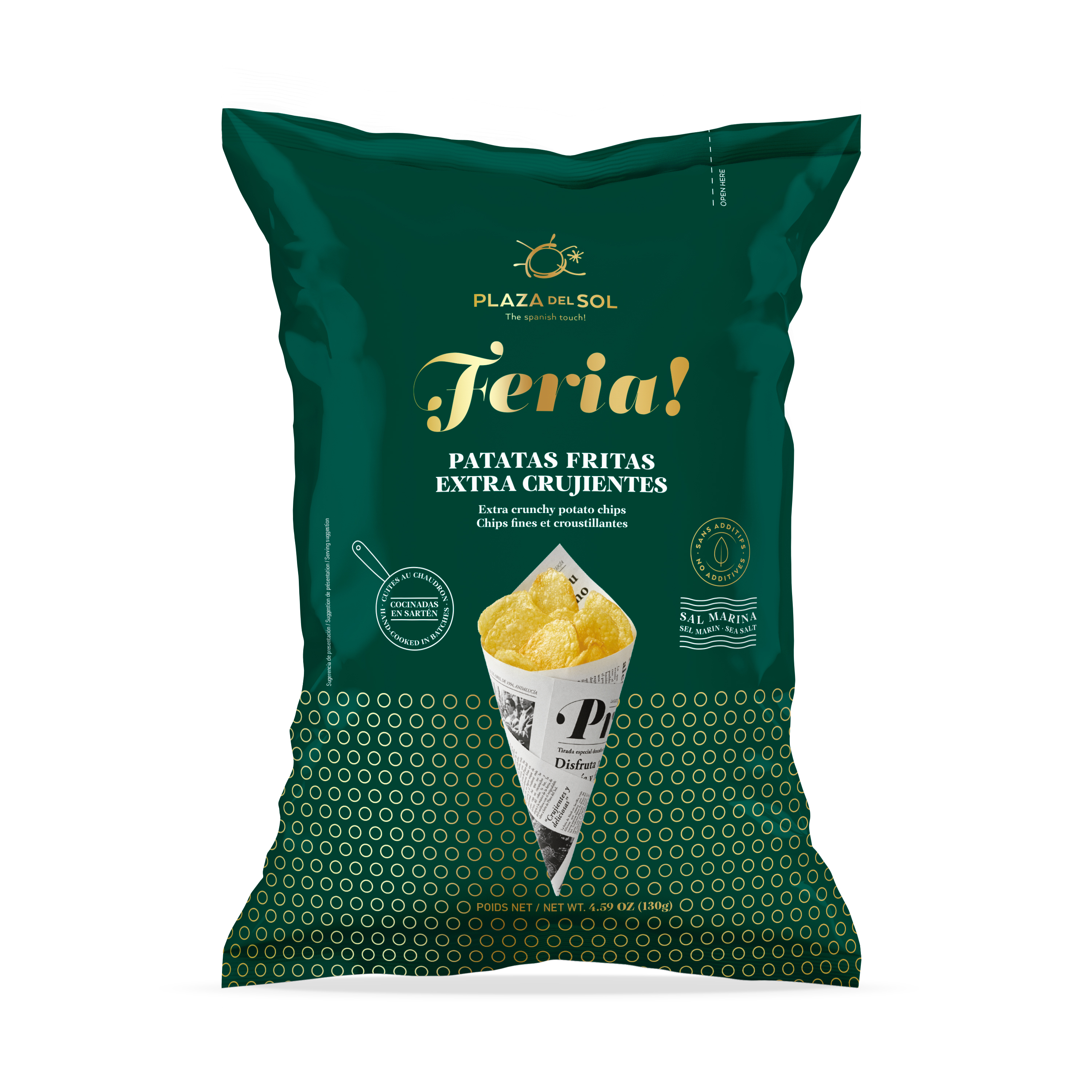 PLAZA DEL SOL Chipsy ziemniaczane extra chrupiące