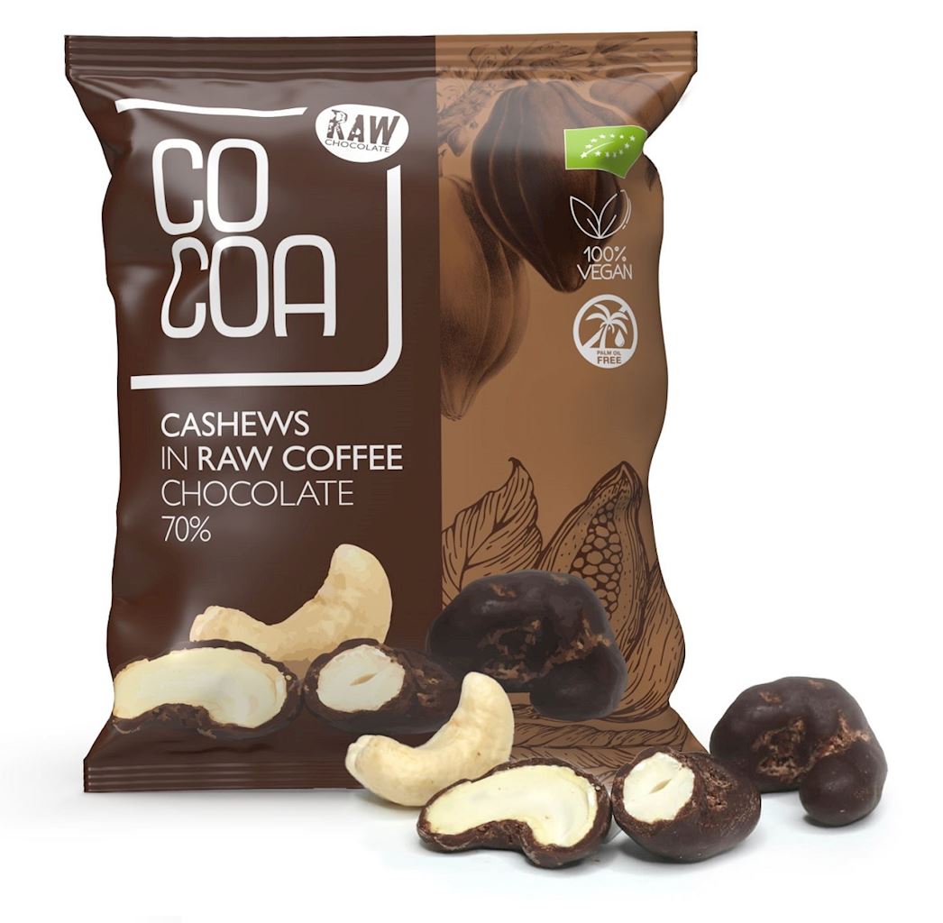 COCOA Orzechy nerkowca w czekoladzie kawowej BIO