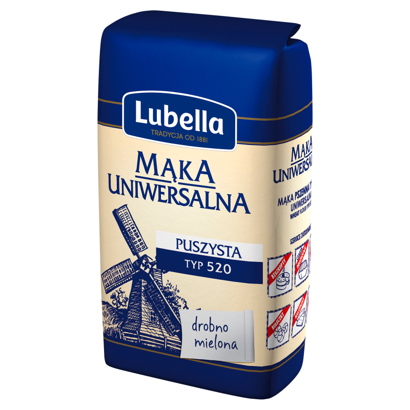 LUBELLA Mąka puszysta drobno mielona - Uniwersalna (typ 520) frisco.pl
