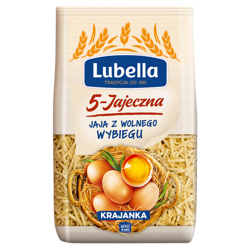 LUBELLA Jajeczna Makaron krajanka 5 jaj frisco.pl