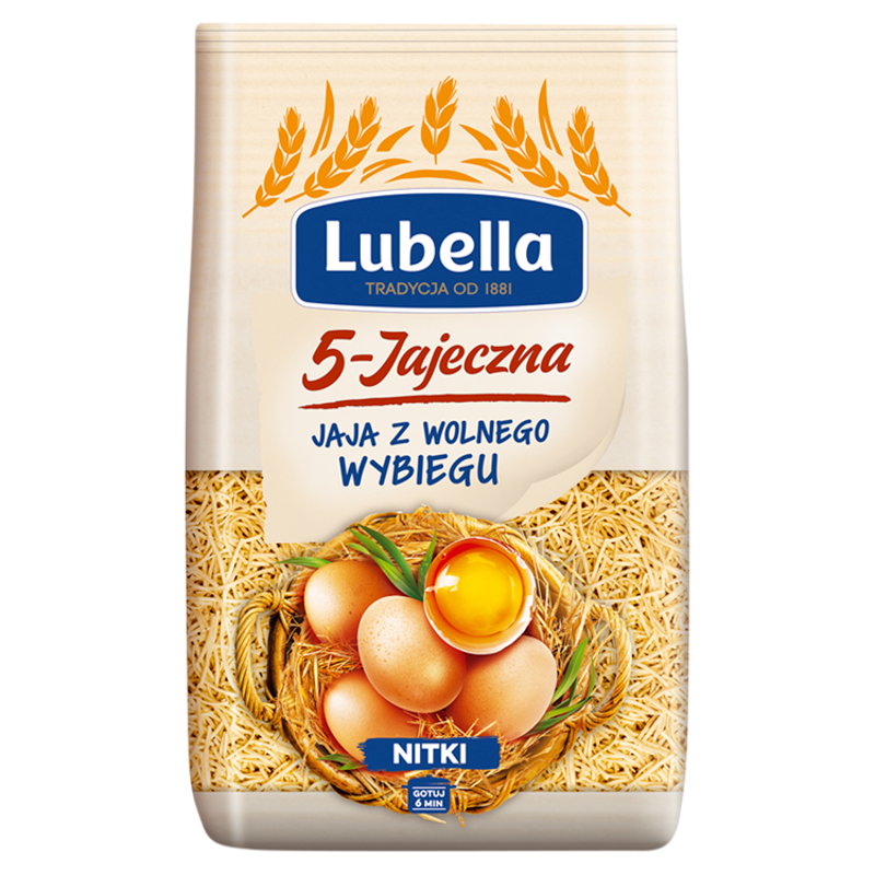 LUBELLA Jajeczna Makaron nitki 5 jaj frisco.pl