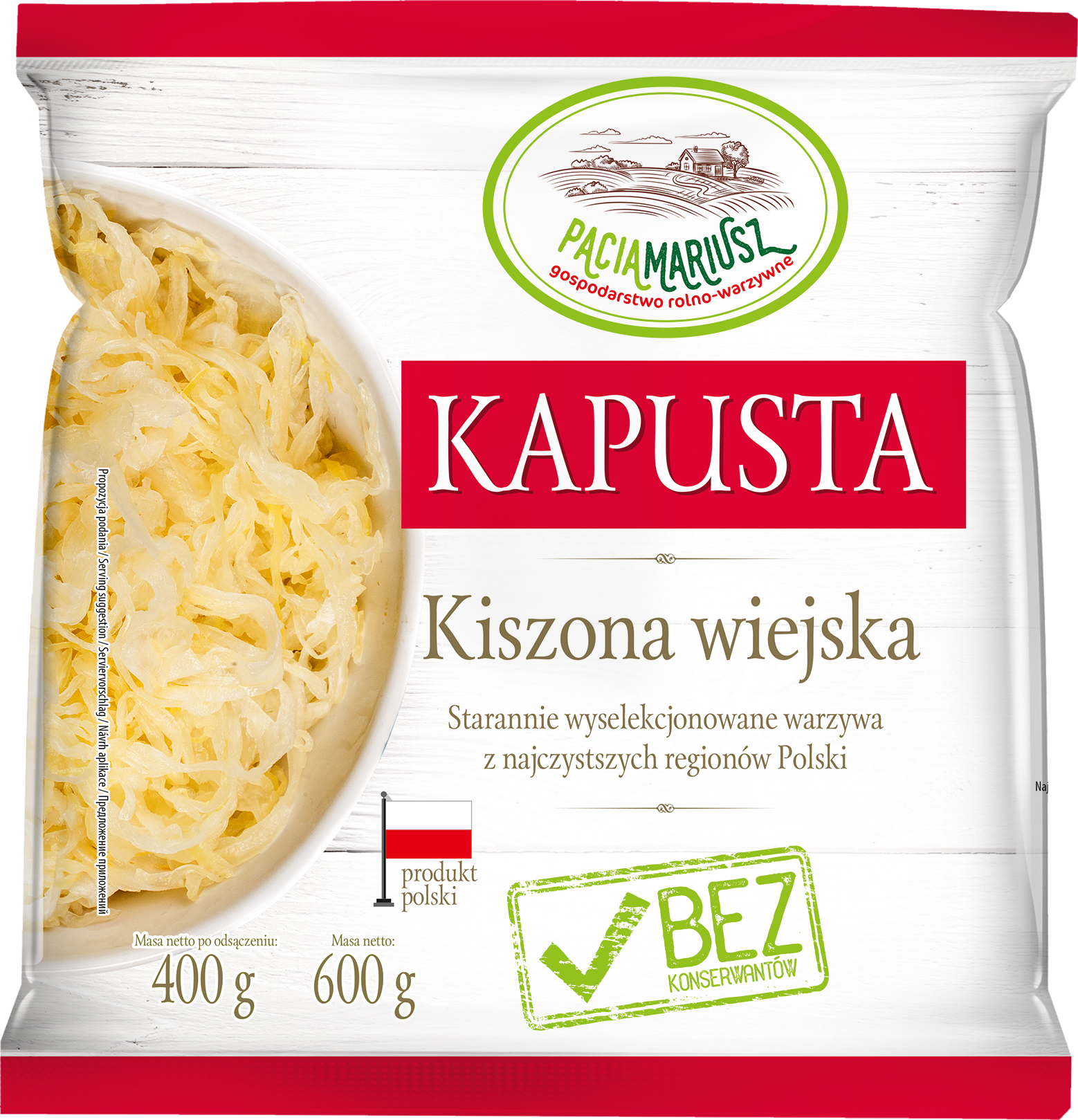 CHARASZNICKIE KISZONKI Kapusta kiszona