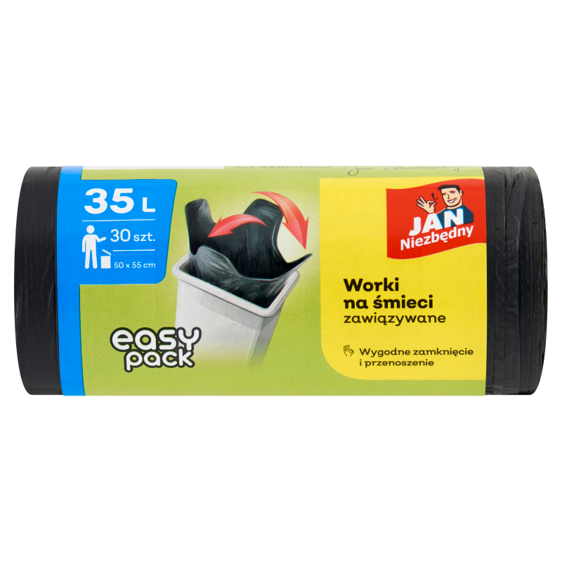 JAN NIEZBĘDNY Easy-Pack Worki na śmieci 35l 30 szt. frisco.pl