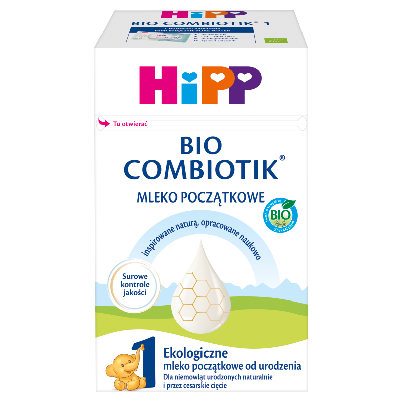HIPP 1 BIO Combiotik ekologiczne mleko początkowe dla niemowląt od urodzenia frisco.pl