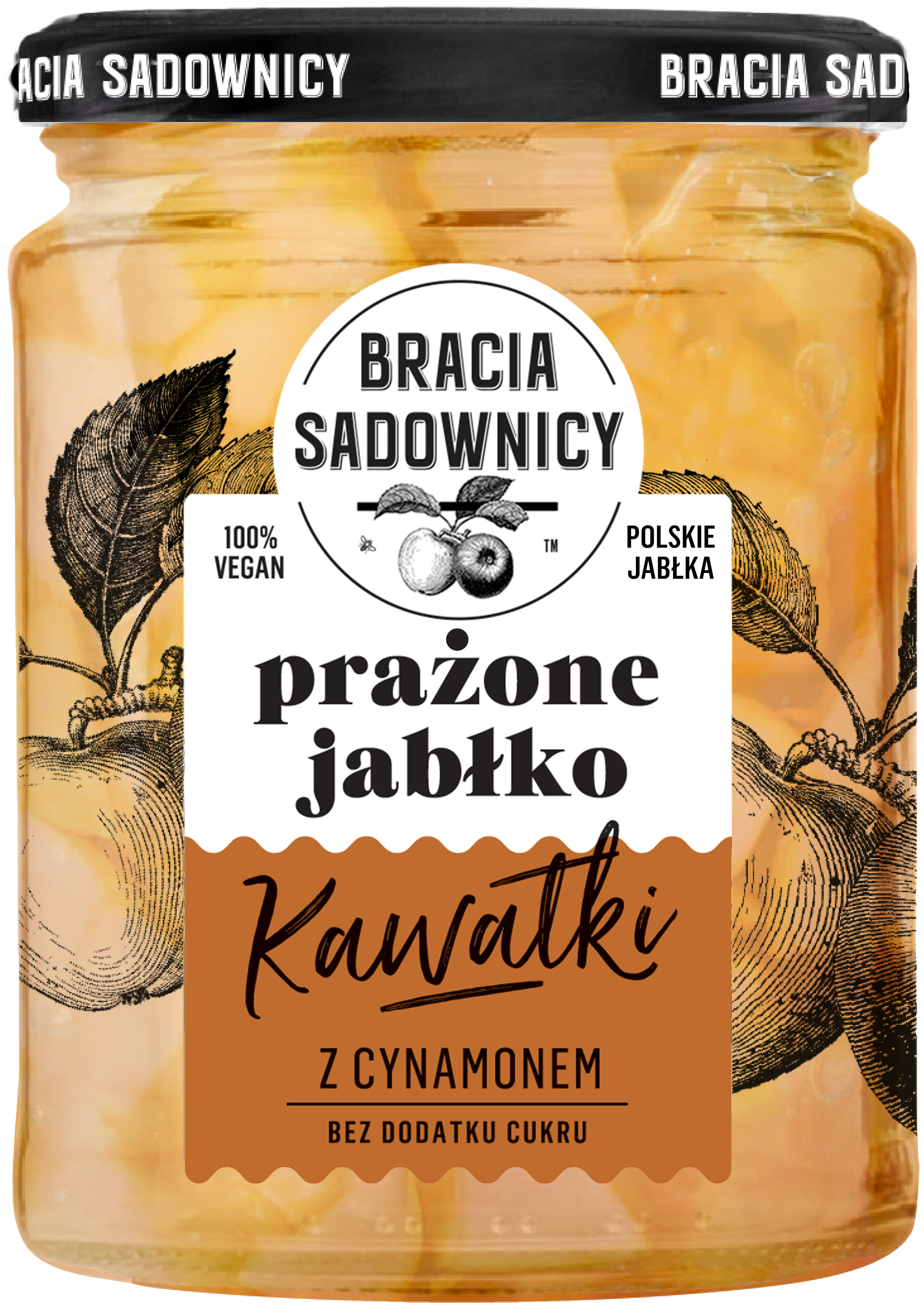 BRACIA SADOWNICY Jabłka prażone z cynamonem (kawałki)