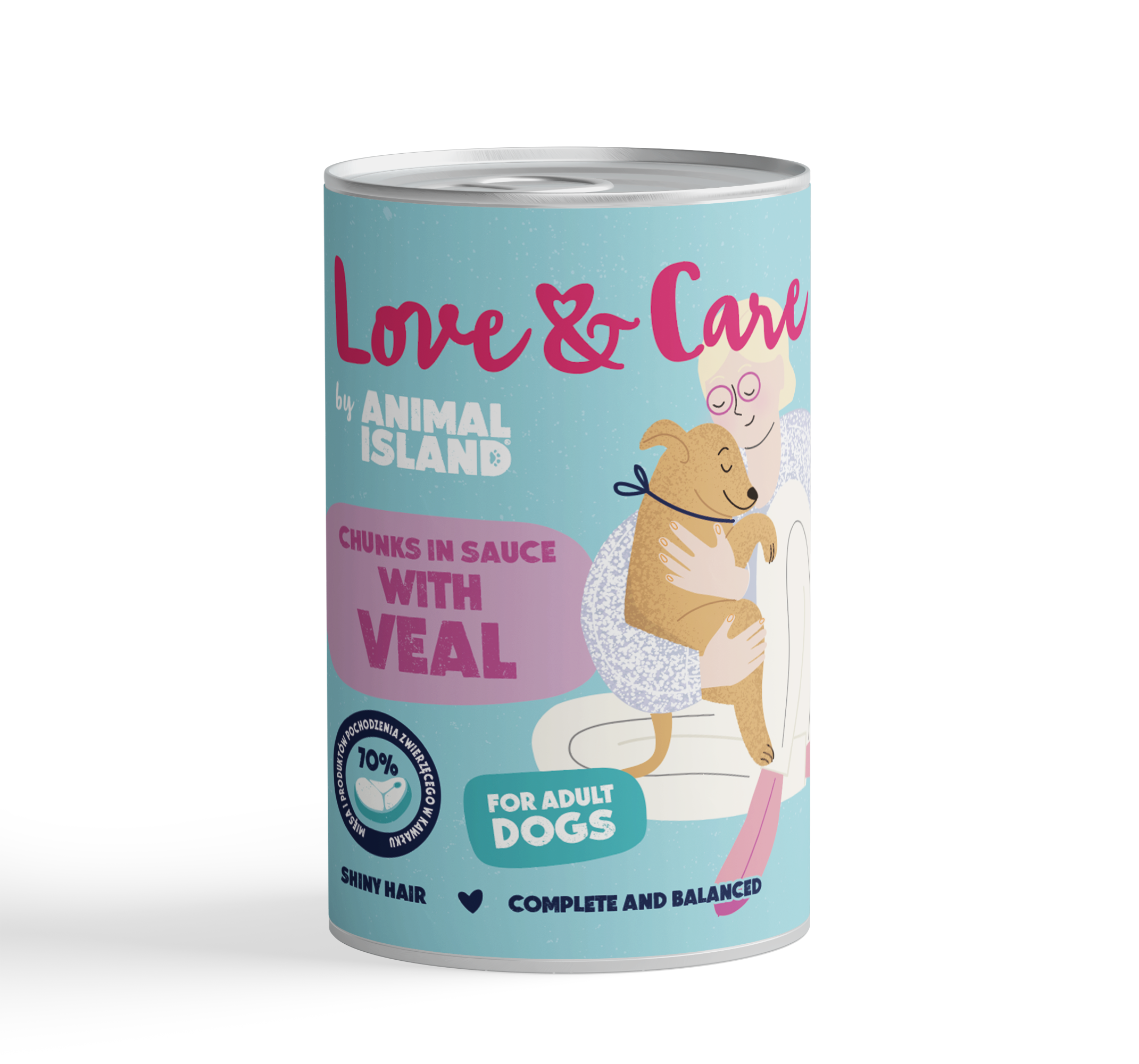Love & Care Mokry pokarm dla psa z cielęciną