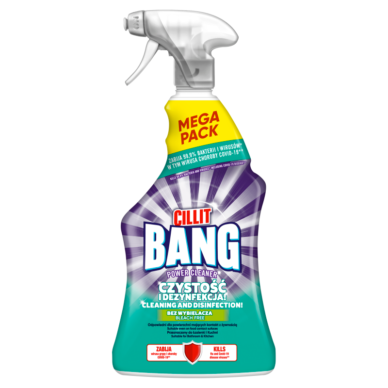 CILLIT BANG Power Cleaner Spray Czystość i Dezynfekcja do czyszczenia łazienki i kuchni