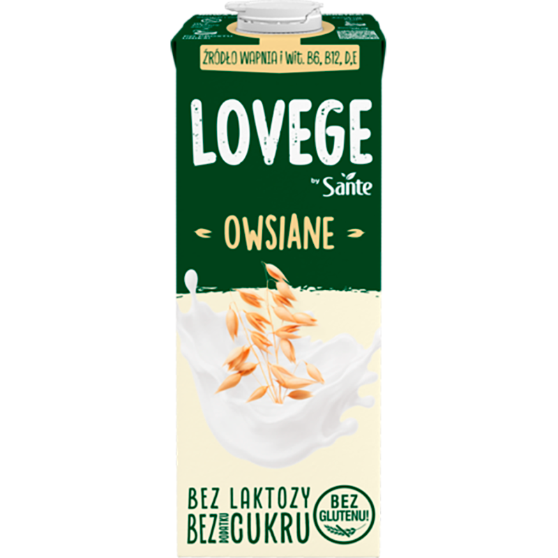 LOVEGE Napój owsiany bez cukru
