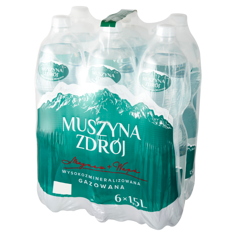 MUSZYNA ZDRÓJ Woda wysokozmineralizowana gazowana
