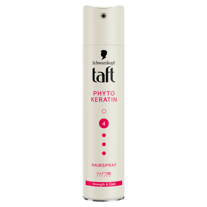 SCHWARZKOPF TAFT Phyto – Keratin Lakier do włosów megamocne utrwalenie i wzmocnienie, poziom utrwalenia: 4