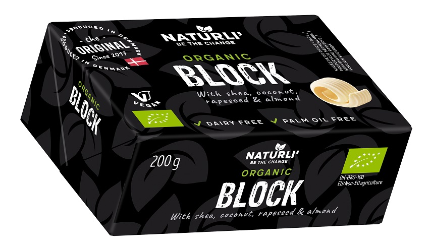 NATURLI Kostka wegańska do smarowania pieczywa BIO