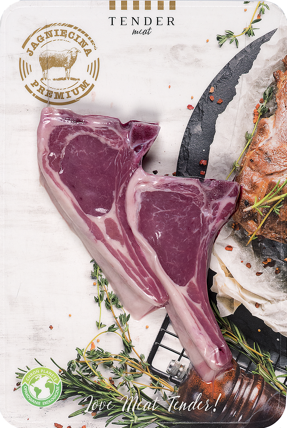 TENDER Kotleciki jagnięce z górki (160g-240g)