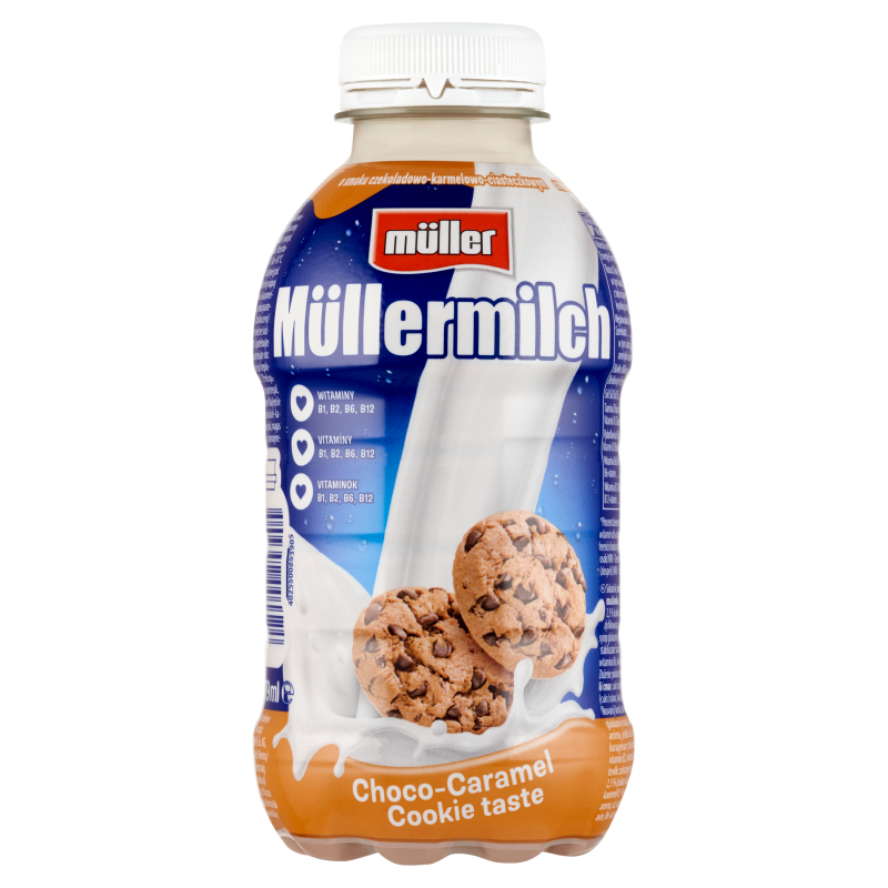 Müllermilch Napój mleczny o smaku ciasteczka-czekolady-karmelu frisco.pl