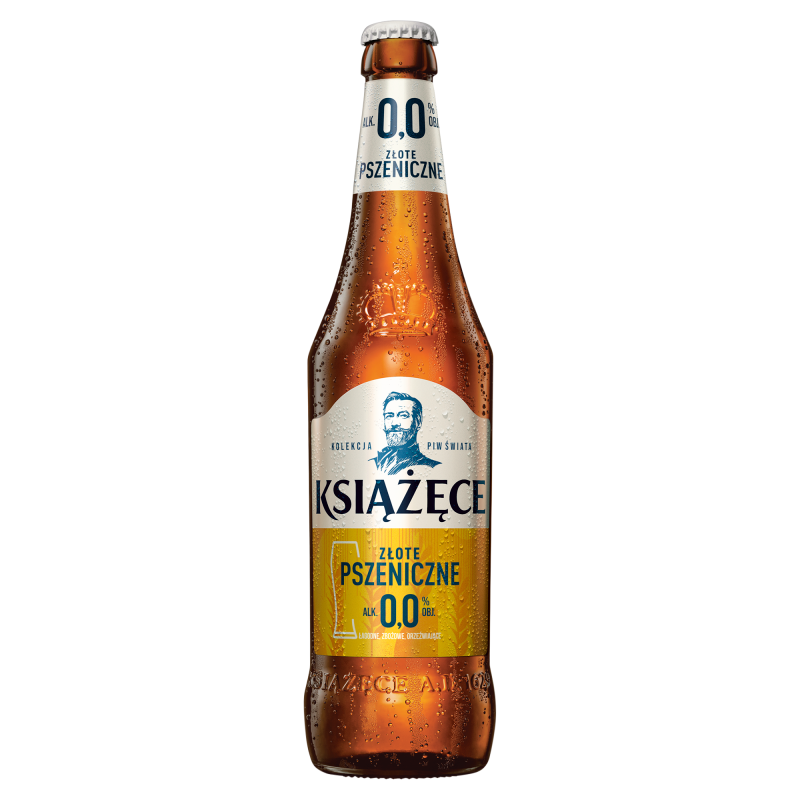KSIĄŻĘCE Złote Pszeniczne Piwo bezalkoholowe (cena zawiera 1 zł kaucji za butelkę) frisco.pl