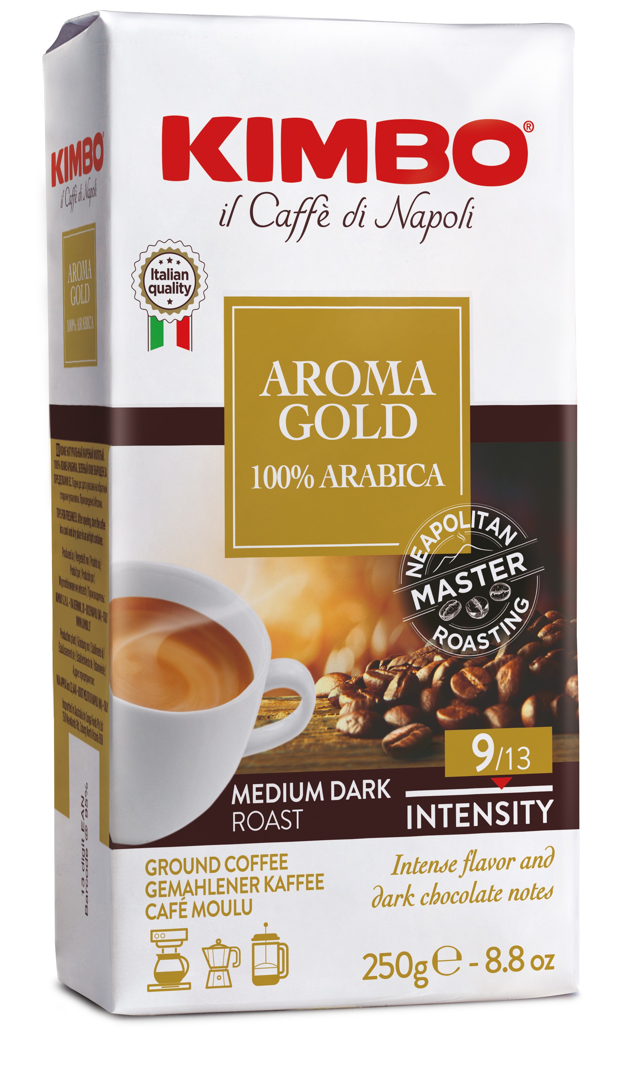 KIMBO Aroma GOLD Kawa mielona 100% Arabica