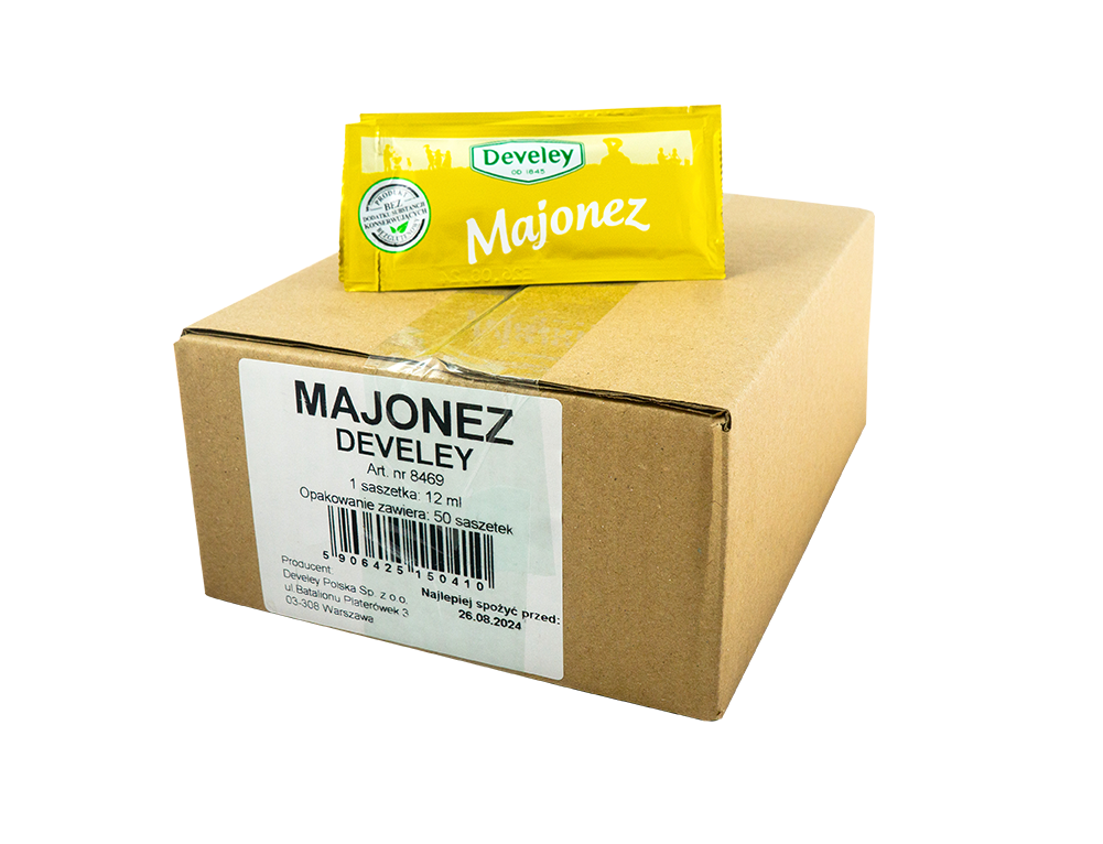 DEVELEY Majonez w saszetkach 50 szt. (50x 12g)