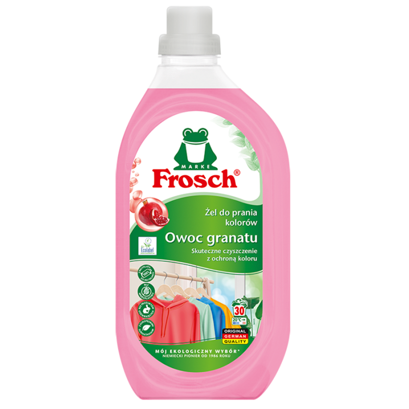 FROSCH Żel do prania tkanin kolorowych - Owoc granatu