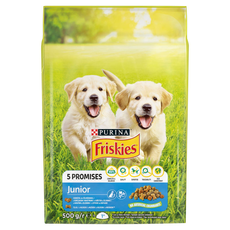 FRISKIES Junior Sucha karma dla psów z kurczakiem i warzywami frisco.pl