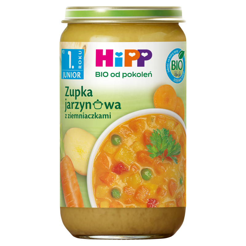 HIPP BIO od pokoleń Zupka jarzynowa z ziemniaczkami po 12 miesiącu