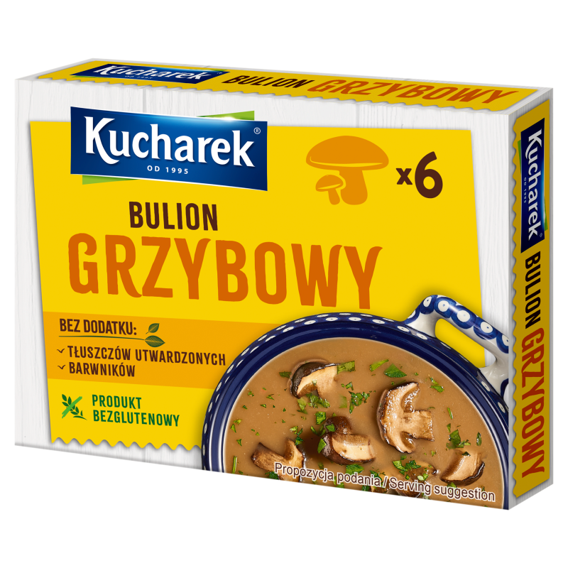 KUCHAREK Bulion grzybowy (6 kostek)