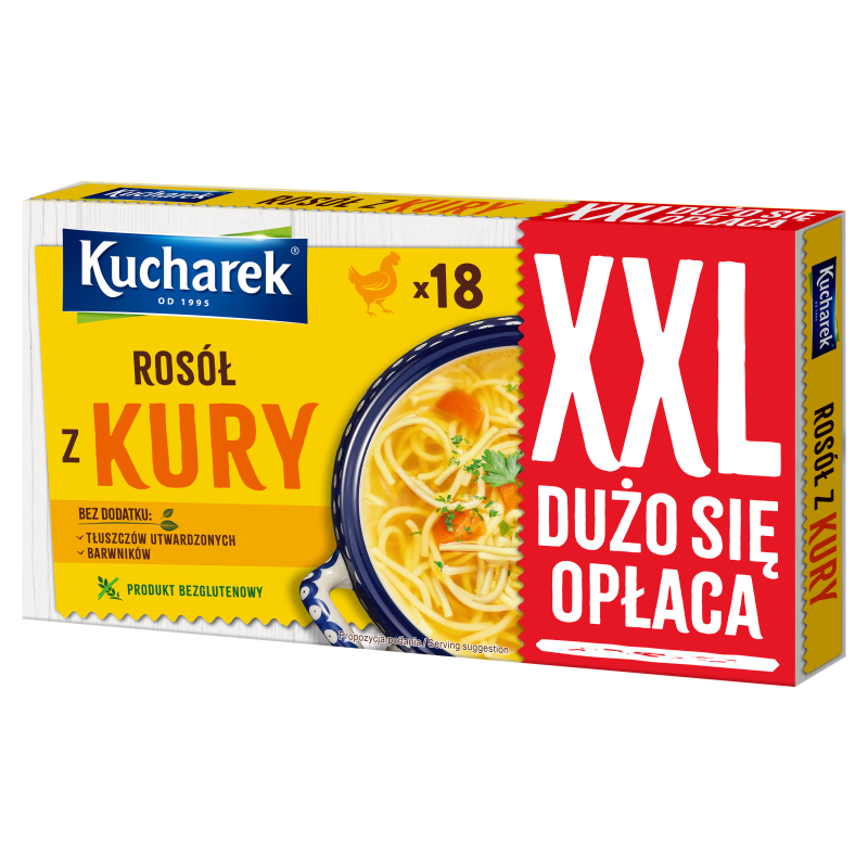 KUCHAREK Rosół z kury (18 kostek) frisco.pl