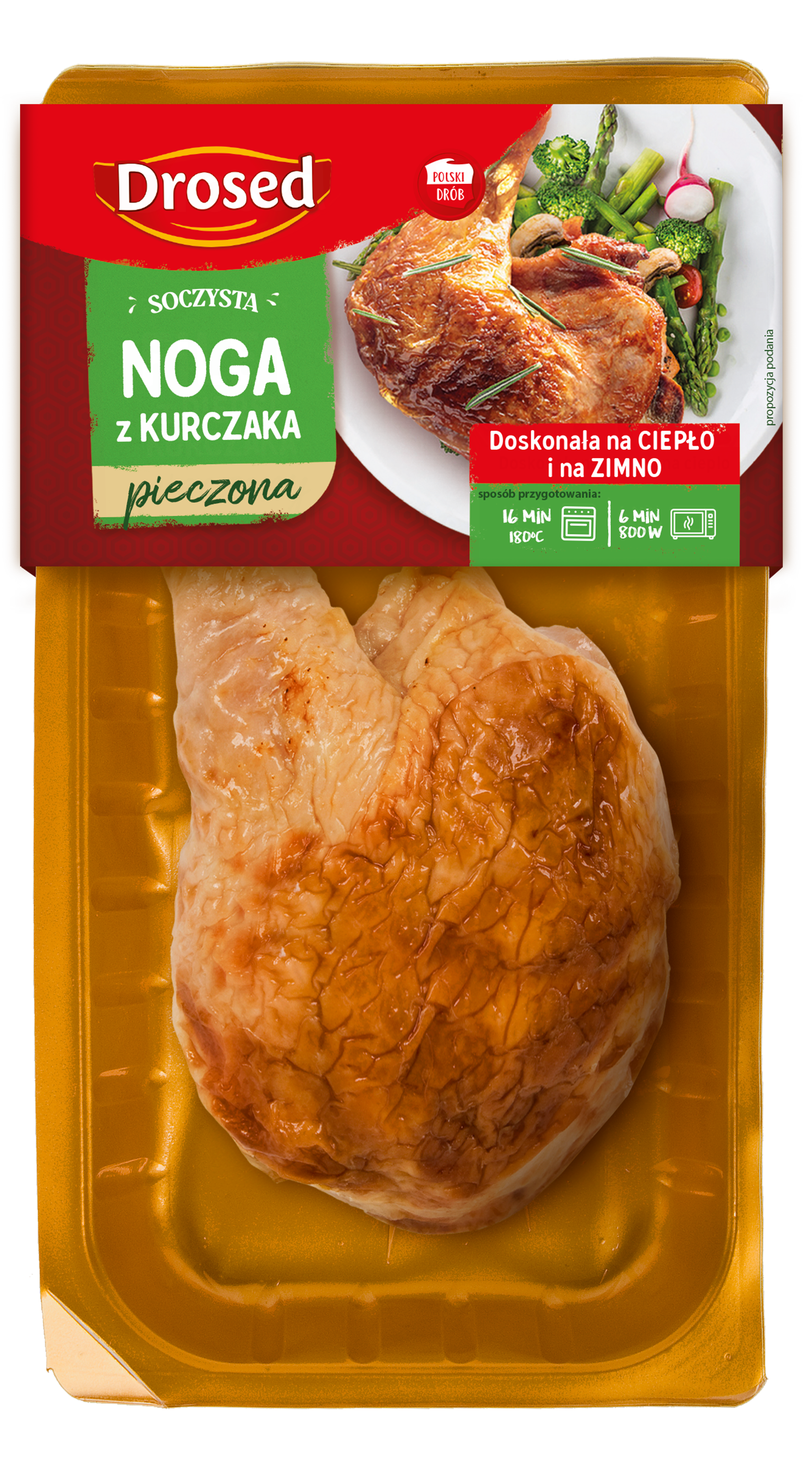 DROSED Noga z kurczaka pieczona