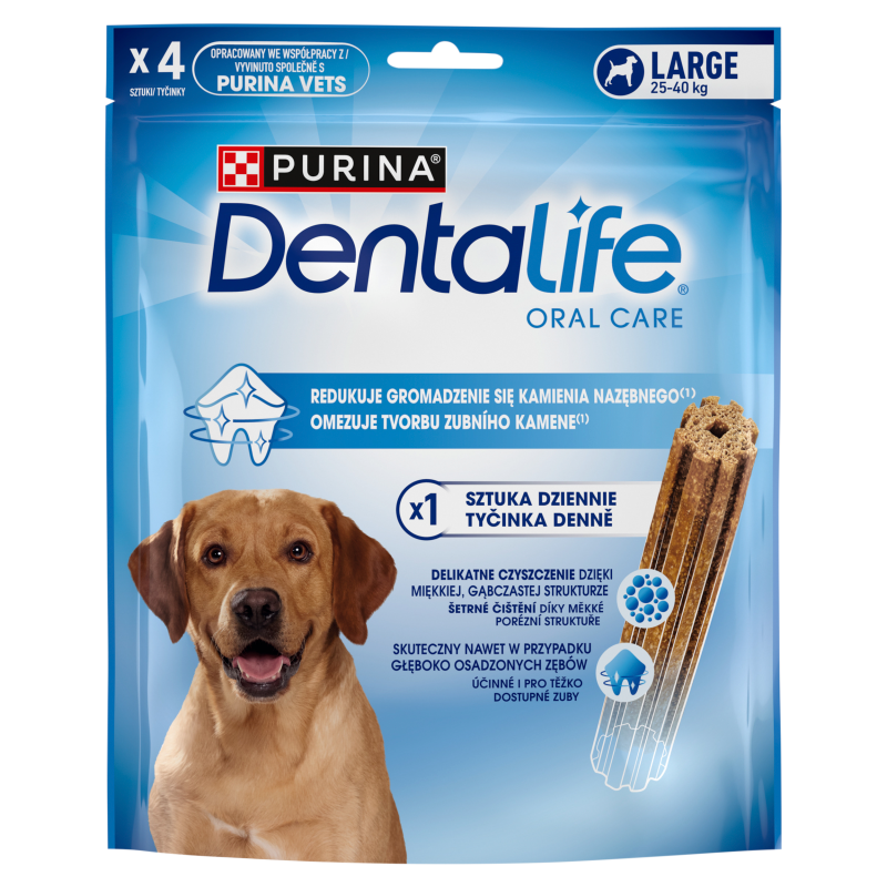 DENTALIFE Large Uzupełniająca karma dla dorosłych psów 4 szt. frisco.pl
