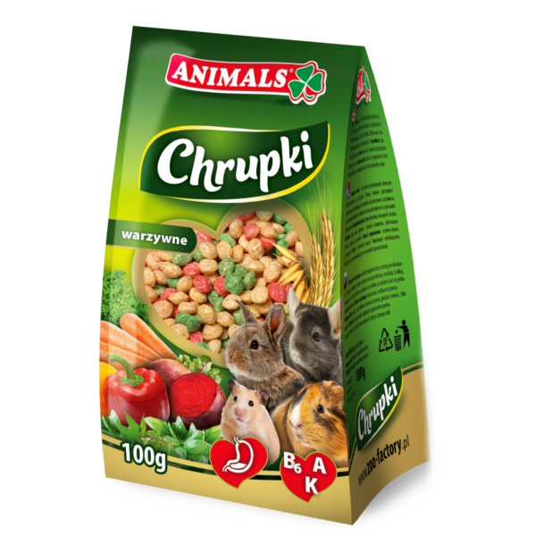 ANIMALS Chrupki warzywne dla gryzoni