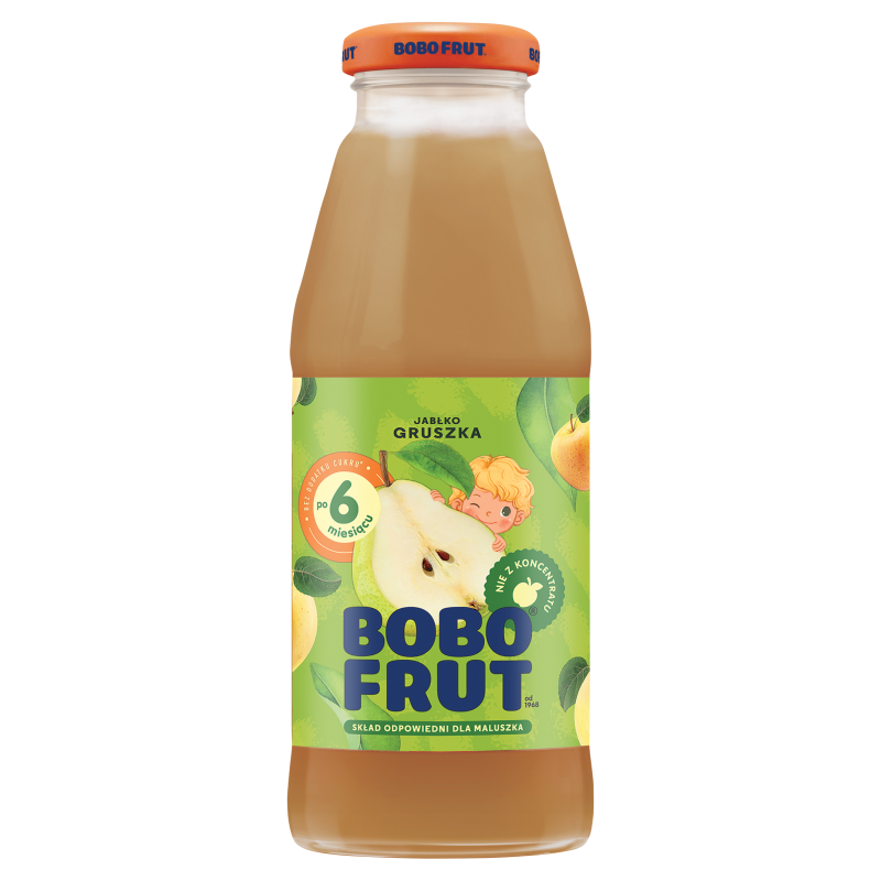 BOBO FRUT Nektar jabłko gruszka po 6 miesiącu życia frisco.pl