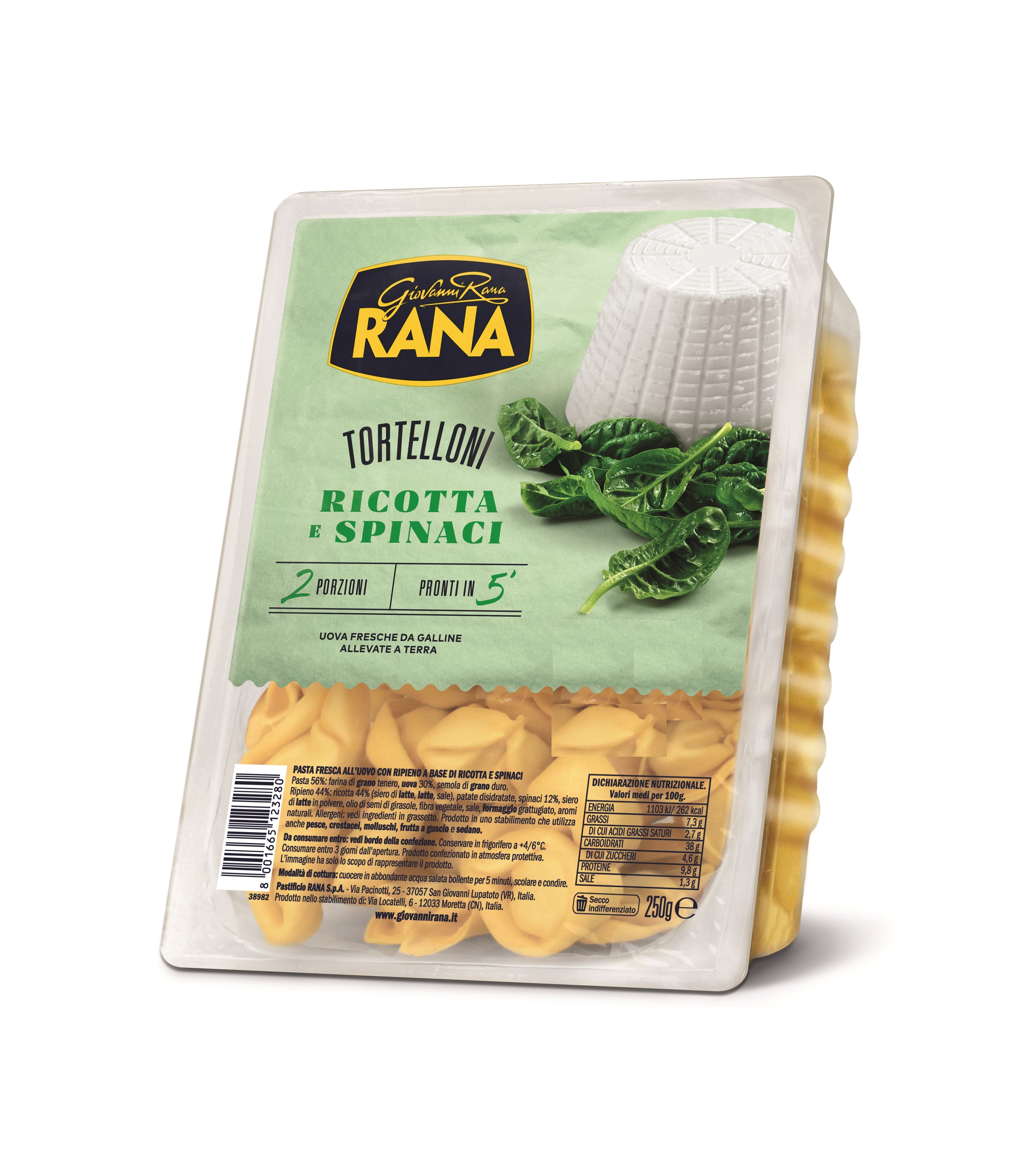 RANA Tortellini z serem ricotta i szpinakiem