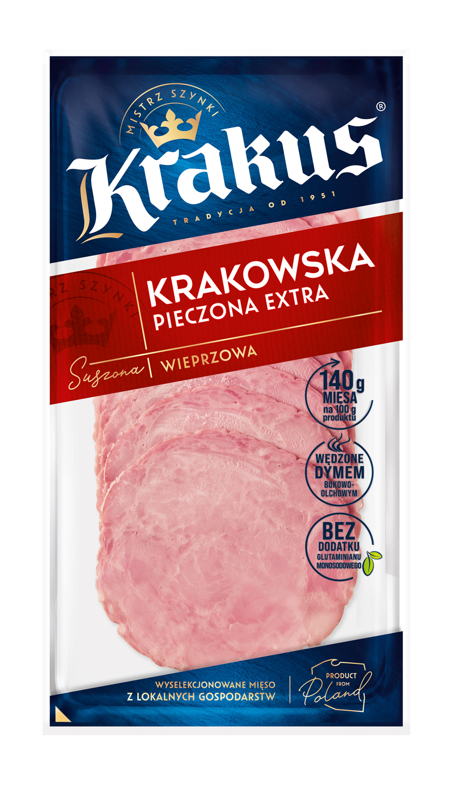 KRAKUS. KIEŁBASA KRAKOWSKA SUCHA PIECZONA frisco.pl