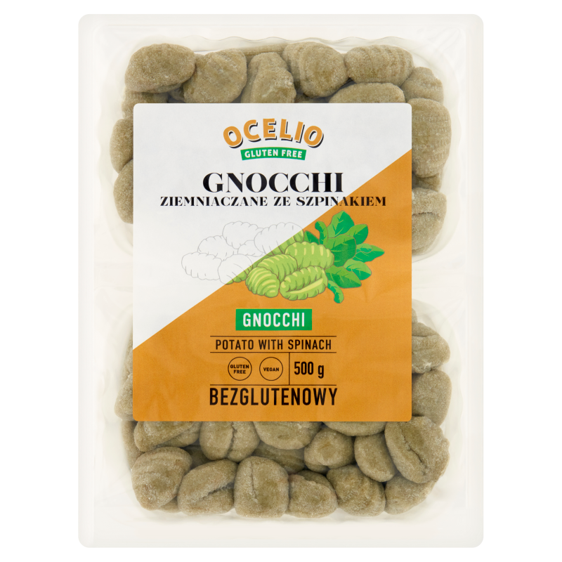 OCELIO Gnocchi ziemniaczane ze szpinakiem bezglutenowe