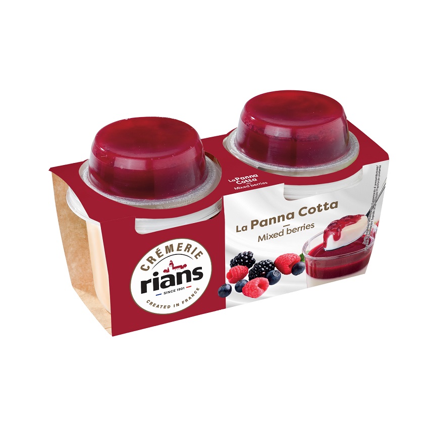 RIANS Panna Cotta czerwone owoce 2x120g frisco.pl