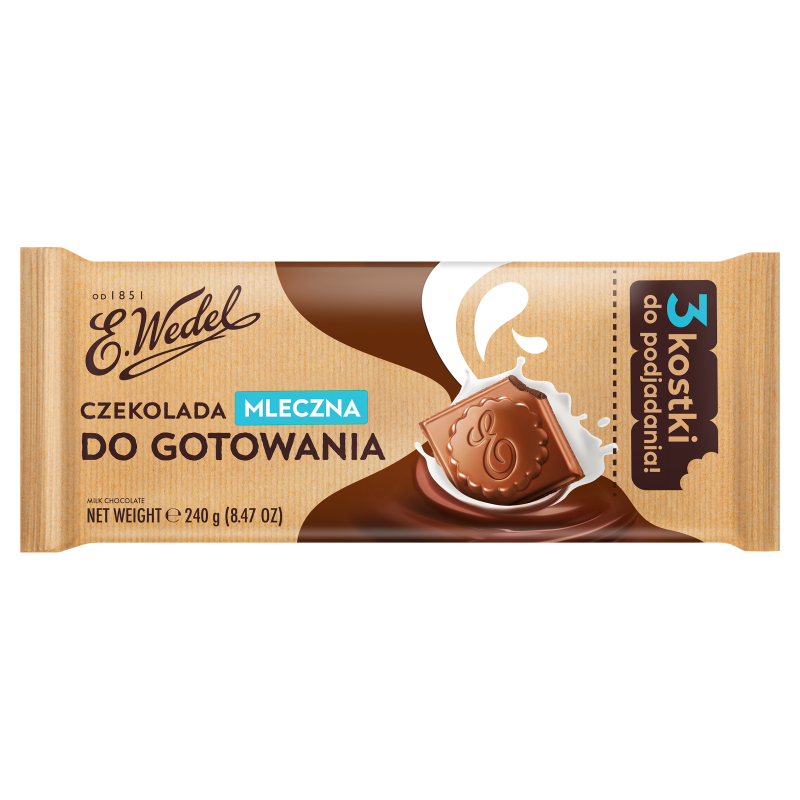 WEDEL Czekolada mleczna do gotowania